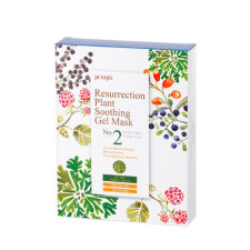 Зволожувальна маска для обличчя Petitfee Resurrection Plant Soothing Gel Mask 10 х 30 г mini slide 1