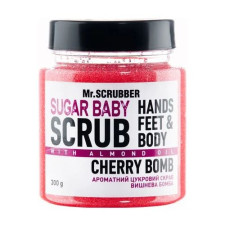 Цукровий скраб для тіла Mr.Scrubber Sugar baby Cherry Bomb для всіх типів шкіри 300 г mini slide 1