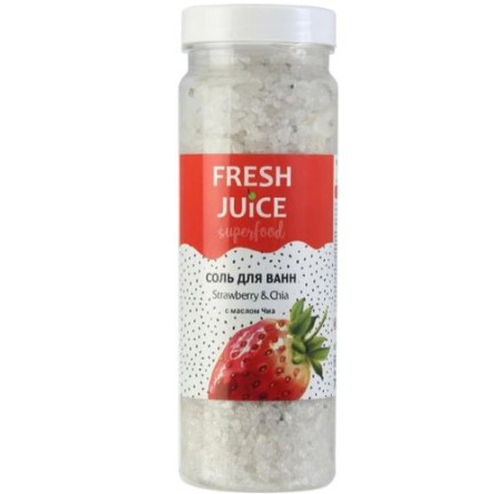 Сіль для ванн Fresh Juice Superfood Strawberry Chia 700 г