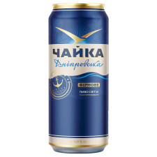 Пиво ППБ Чайка Дніпровська світле з/б 4.8% 0.5л mini slide 1