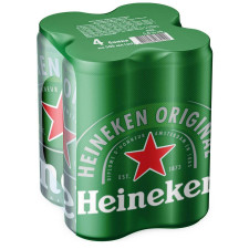 Пиво Heineken світле 5% 4шт х 0,5л mini slide 1