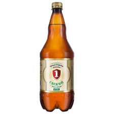 Пиво Перша Приватна Броварня Свежий разлив светлое 4,8% 1,2л mini slide 1
