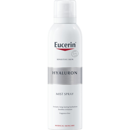 Зволожувальний спрей Eucerin Гіалурон-філер з гіалуроном для чутливої шкіри 150 мл