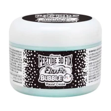 Омолоджувальний бульбашковий крем для обличчя Elizavecca Peptide 3d Fix Elastic Bubble Facial Cream 100 г mini slide 1