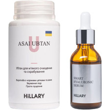 Набір Убтан Hillary Asai Ubtan 50 г + Гіалуронова сироватка Hillary Smart Hyaluronic 30 мл mini slide 1