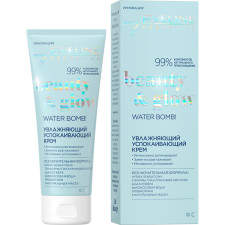 Крем для лица Eveline Beauty & Glow Water Bomb Увлажняющий и успокаивающий 75 мл mini slide 1