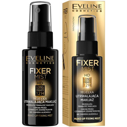 Спрей-фиксатор для макияжа Eveline Fixer Mist HD 50 мл