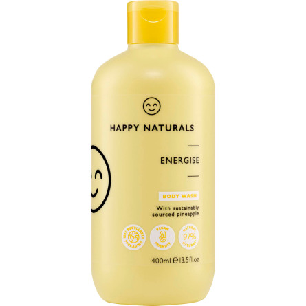 Гель для душу Happy Naturals Енергія 400 мл