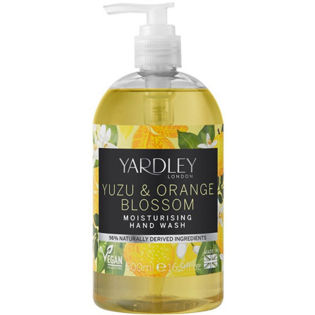 Мыло жидкое Yardley Yuzu & Orange Blossom Botanical Hand Wash для рук 500 мл slide 1