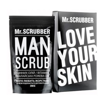 Кавовий скраб для тіла й обличчя Mr.Scrubber Man для всіх типів шкіри 200 г slide 1
