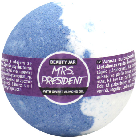 Бомбочка для ванны Beauty Jar Mrs. President 150 г slide 1