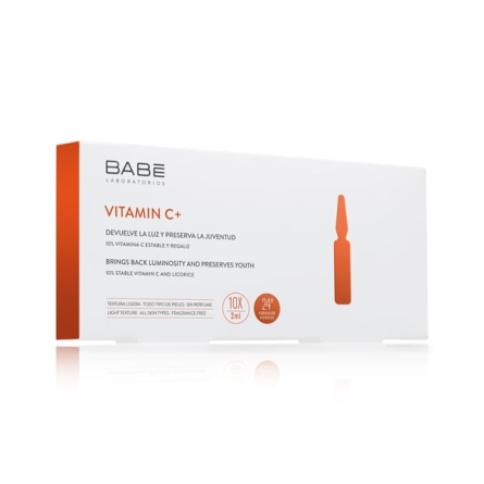 Ампулы-концетрат Babe Laboratorios Vitamin C+ для депигментации с антиоксидантным эффектом 10 x 2 мл slide 1