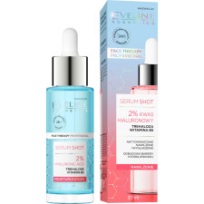 Зволожуюча сироватка для обличчя Eveline Cosmetics Face Therapy Professional з 2% гіалуроновою кислотою 30 мл mini slide 1