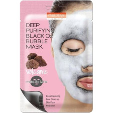 Киснева маска для обличчя Eyenlip Deep Purifying Black O2 Bubble Mask Volcanic 20 г mini slide 1