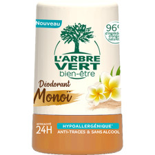 Дезодорант L'Arbre Vert Monoi с кокосовым маслом и экстрактом цветов тиаре 50 мл mini slide 1