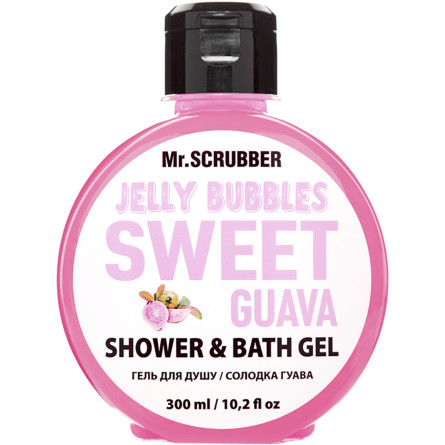 Гель для душу Mr.Scrubber Jelly bubbles Sweet Guava для всіх типів шкіри 300 г