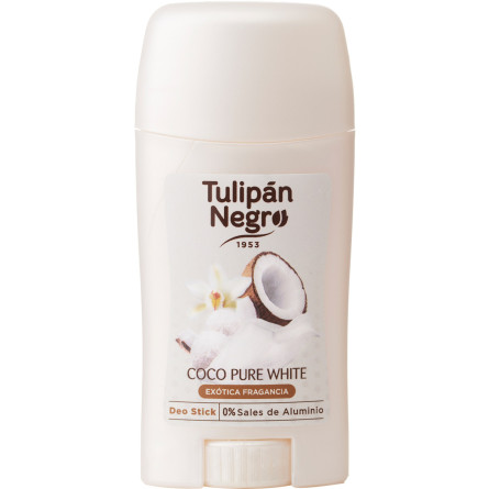 Дезодорант-стік Tulipan Negro Gourmand Білий кокос 50 мл