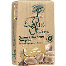 Экстра нежное мыло Le Petit Olivier 100% vegetal oils soap Аргановое масло 250 г mini slide 1