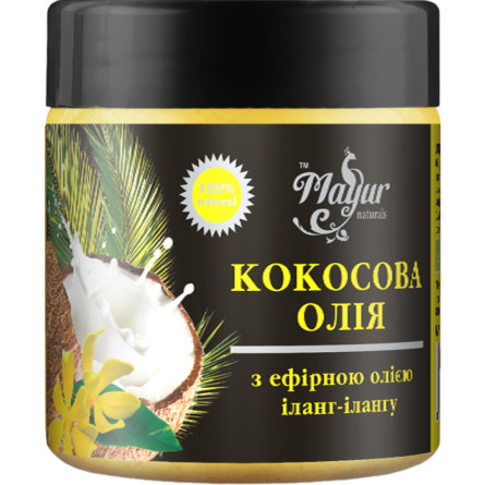 Натуральна кокосова олія Mayur з ефірною олією іланг-іланг 140 мл slide 1