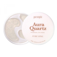 Гидрогелевые патчи для глаз Petitfee Aura Quartz Hydrogel Eye Mask Pure Opal с протеинами жемчуга и пудрой опала 40 шт mini slide 1
