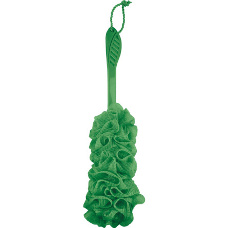Губка лазнева Titania Масажна із синтетичних матеріалів Зелена (4008576315128)