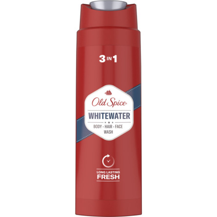 Гель для душу і шампунь Old Spice 3-в-1 Whitewater 250 мл