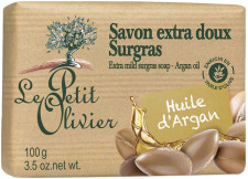 Екстраніжне мило Le Petit Olivier 100% vegetal oils soap Арганова олія 100 г mini slide 1