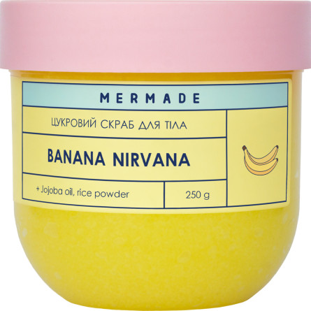 Цукровий скраб для тіла Mermade Banana Nirvana 250 г slide 1