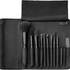 Набір для макіяжу Alcina Brush Bag пензлі та щіточки 9 шт. в органайзері Чорний mini slide 1