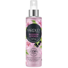 Міст зволожувальний парфум для тіла та волосся Yardley Blossom Peach Moisturising Fragrance Body Mist 200 мл mini slide 1