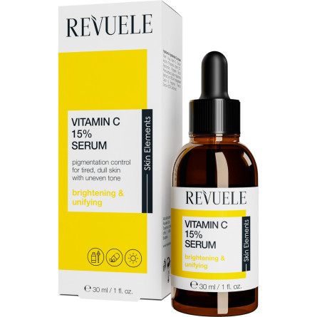 Сыворотка для лица REVUELE Vitamin C 15% 30 мл