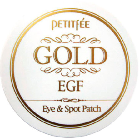 Гидрогелевые патчи для глаз с золотом и EGF Petitfee Gold & EGF Eye & Spot Patch 60 шт + 30 точечных патчей