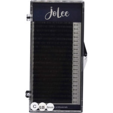 Ресницы для наращивания JoLee Super Mink Lash C 0.05 мм x 9 мм 20 линий Черные mini slide 1