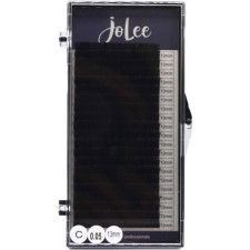 Вії для нарощування JoLee Super Mink Lash C 0.05 мм x 13 мм 20 ліній Чорні mini slide 1