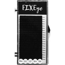 Ресницы для наращивания FIXEye Hylon Lash CC 0.07 мм x MIX 8-13 мм 20 линий Черные mini slide 1