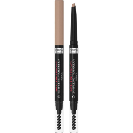 Олівець для брів L'Oreal Paris Infaillible Brows 24H Filling Triangular Pencil темний блонд 1 мл