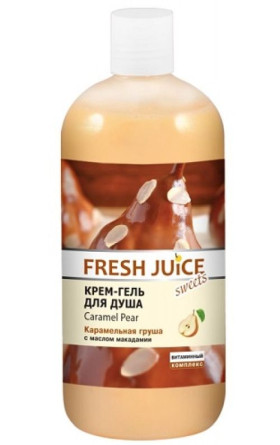 Крем-гель для душу Fresh Juice Caramel Pear 500 мл