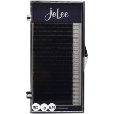 Ресницы для наращивания JoLee Super Mink Lash B 0.10 мм x MIX 8-13 мм 20 линий Черные mini slide 1