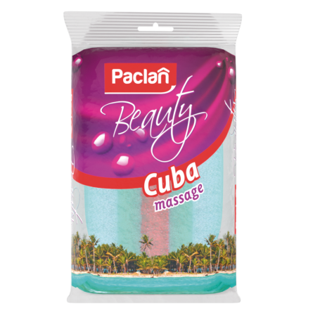 Губка для тіла Paclan CUBA масажна 1 шт. slide 1
