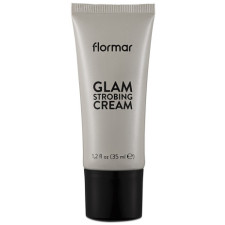Кремовий хайлайтер Flormar Glam Strobing Cream №1 Silver 35 мл mini slide 1