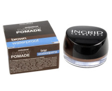 Помада-контуринг для брів Ingrid Cosmetics водостійка Темно-коричнева 7 г mini slide 1