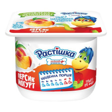 Йогурт Растішка Персик 2% 115г mini slide 1