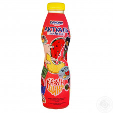 Напій із сироватки Актуаль Лакто-сік Кавун-диня 0% 580г mini slide 1