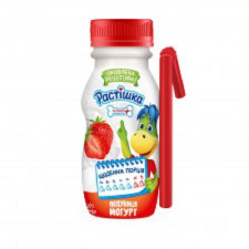 Йогурт Danone Растишка полуниця 185г mini slide 1