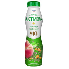 Біфідойогурт Активіа персик-чіа-гранола 1,5% 290г mini slide 1