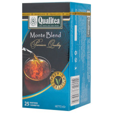 Чай черный Qualitea Monte Blend 25шт*1,8г mini slide 1