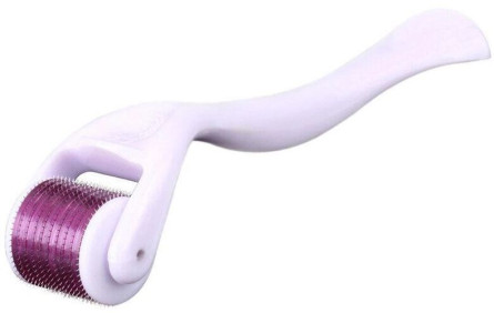 Домашний мезороллер Supretto для лица и волос, массажный антивозрастной ролик для лица 13 х 3 х 2 см slide 1
