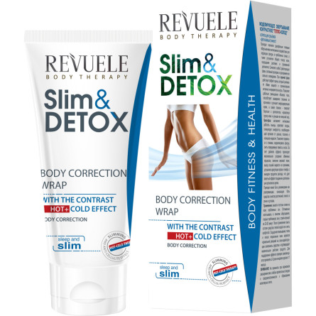 Обертывание для коррекции кожи Revuele SlimDetox с горячим и холодным эффектом 200 мл