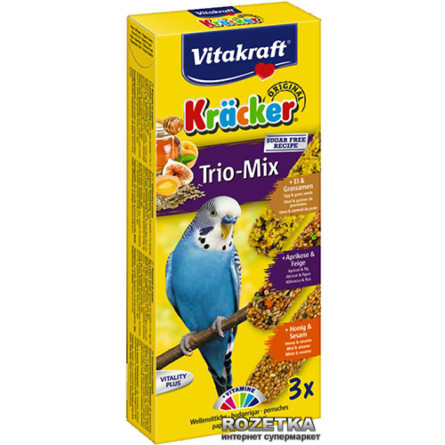 Лакомство для попугайчиков Vitakraft с медом, фруктами и яйцом 80 г slide 1