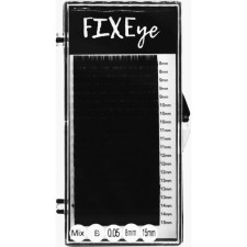 Ресницы для наращивания FIXEye Hylon Lash B 0.05 мм x MIX 8-15 мм 20 линий Черные mini slide 1